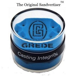 Original Sandvertiser™ Logo Sand Sifter Paperweight Stress Reliever