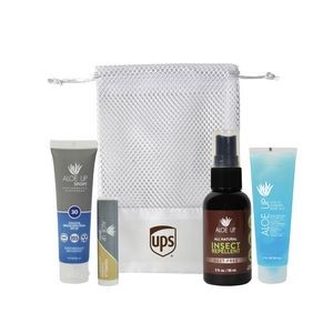 Aloe Up Small Mesh Bag with Sport Sunscreen