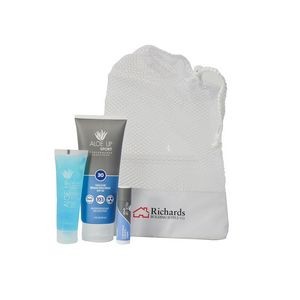 Aloe Up Large Mesh Bag with Sport Sunscreen