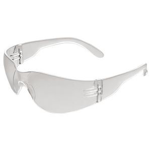 Economy IProtect® Frameless Safety Glasses, Clear or Gray Lens (Case/300)