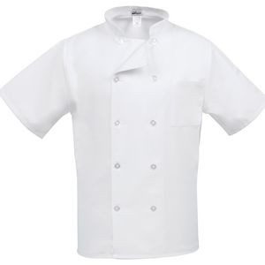 Fame Traditional White Short Sleeve Classic Chef Coat