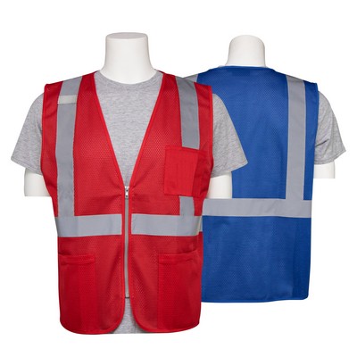Aware Wear® Non ANSI Reflective Safety Mesh Vest w/Pockets