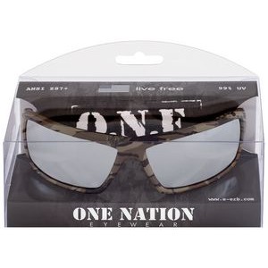 Live Free® Camo/Silver Mirror Eyewear (Boxed - Retail Ready)