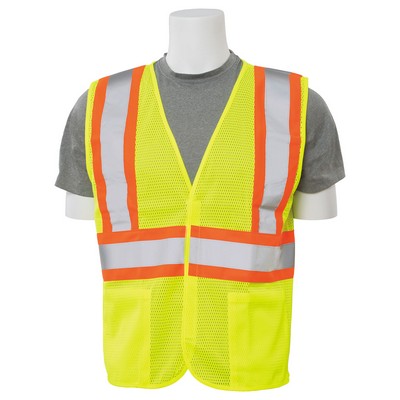 Aware Wear® ANSI Class 2 Mesh Safety Vest w/Contrasting Trim