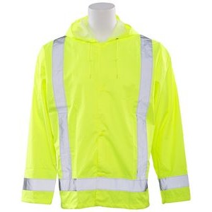 Aware Wear ANSI Class 3 Hi-Viz Lime Oversized Raincoat