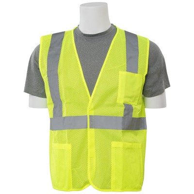 Aware Wear® ANSI Class 2 Hi-Visibility Mesh Economy Vest w/Pockets