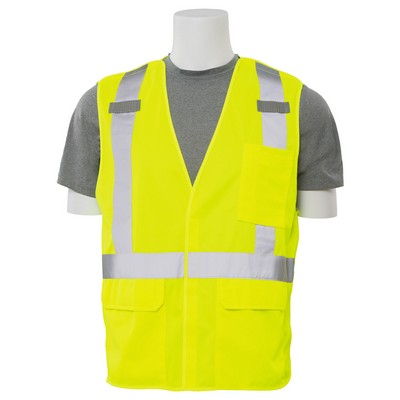 Aware Wear® ANSI Class 2 Tricot Break-Away Safety Vest w/D Ring Slot