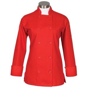 Fame® Women's Long Sleeve w/Side Vents Chef Coat