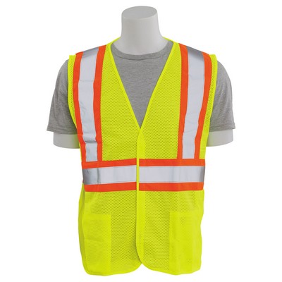 Aware Wear® Tall ANSI Class 2 Hi-Viz Mesh w/Contrasting Trim Safety Vest