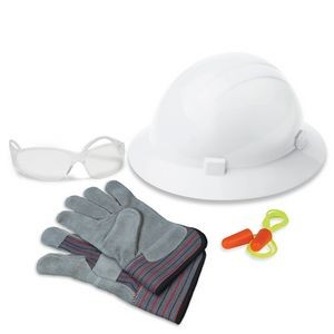 New Hire 4 Piece Full Brim Hard Hat Safety Kit