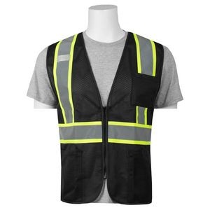 Aware Wear Non ANSI Reflective Safety Mesh Vest w/Pockets