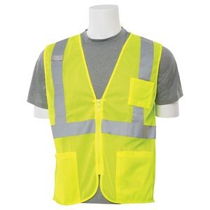Aware Wear® Class 2 Mesh High Visibility Economy Safety Vest w/Pockets