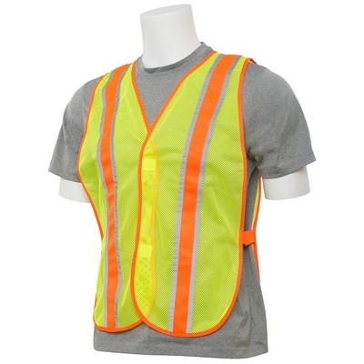 Aware Wear® Non ANSI Hi-Viz Lime Contrast Trim Vest