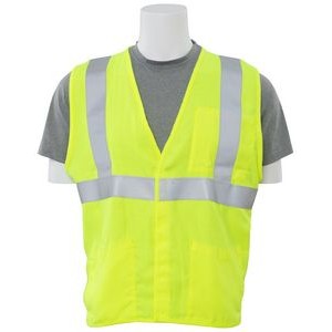 Aware Wear Hi-Viz Lime ANSI Class 2 Flame Resistant Modacrylic Vest