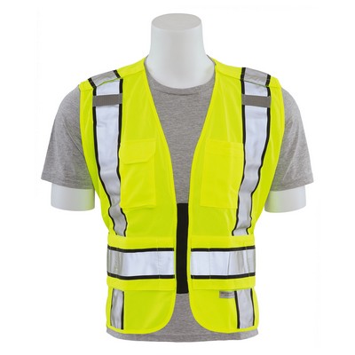 Aware Wear® ANSI 207 PSV Hi-Viz Lime Breakaway Knit Tricot Vest w/Zipper