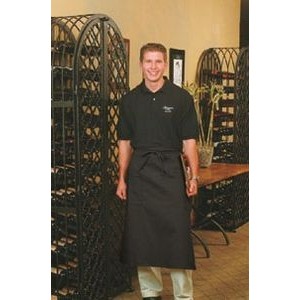 Fame® Full Bistro Apron w/2 Patch Pockets