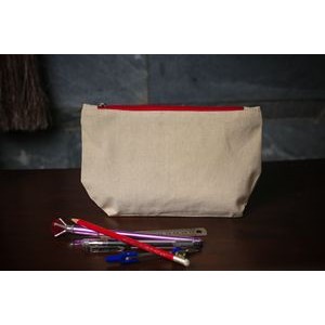 Cotton Canvas Travel Kit bag/Makeup Bag