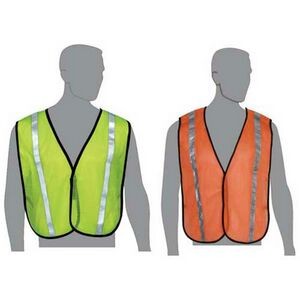 Mesh Safety Vest w/ Stripes