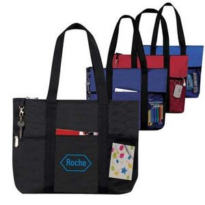 Deluxe Zippered Tote Bag