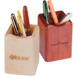 Solid Wood Pencil Holder