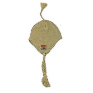 Knit Hat w/Ear Flaps & Tassel