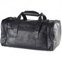 Leather Executive Pocket Duffel Bag