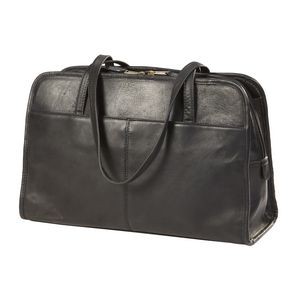 Three Section Leather Business Tote Bag