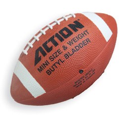 8.5" Mini American Rubber Football (Size 3)