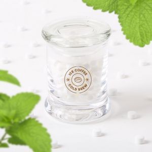 Small Glass Mint Jar