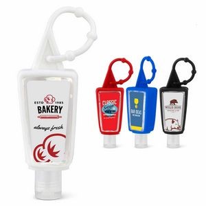 1oz. Hand Sanitizer With Removable Silicone Carabiner