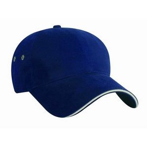 HeadShots™ Constructed Middle Weight Brushed Cotton Twill Cap w/Metal Eyelet
