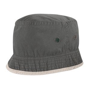 HeadShots™ Youth Two Tone Cotton Washed Bucket Hat