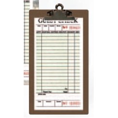 Clipcheck Hardboard Check Presenter (5"x9")
