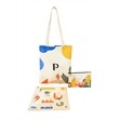 Canvas Tote with Zippered Pouch Set