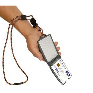 One Hander Card Holder W/ Detachable Credential Holder