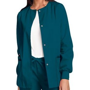 Women's Cherokee® Workwear Snap-Front Scrub Jacket