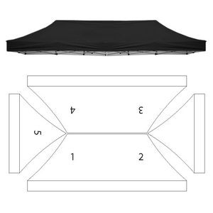 Replacement Canopy - 5 Imprint Locations (10 x 20')