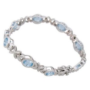 Bracelet - Blue Topaz/Sterling Silver