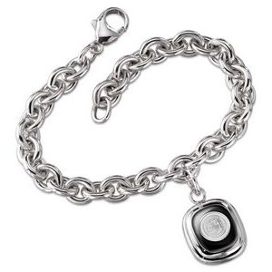 Charm Bracelet w/ Dura Enamel Inset