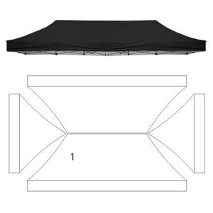 Replacement Canopy - 1 Imprint Locations (10 x 20')