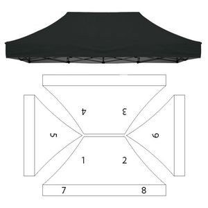 Replacement Canopy - 8 Imprint Locations (10 x 15')