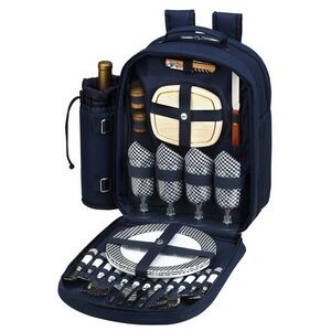 Picnic Backpack for 4 with Cooler