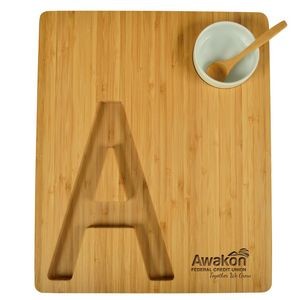 Alphabet Bamboo Cheese/Charcuterie Board