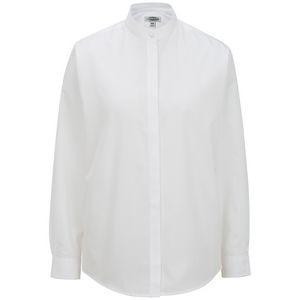 Ladies' Banded Collar Broadcloth Shirt