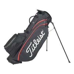 Titleist Players 5 Stand Bag - Black/Black/Red