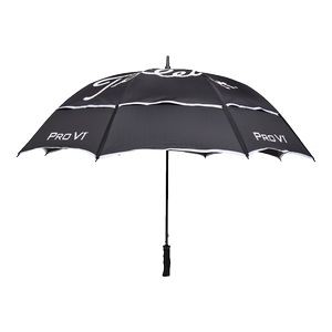 Titleist Tour Double Canopy Umbrella - Black/White