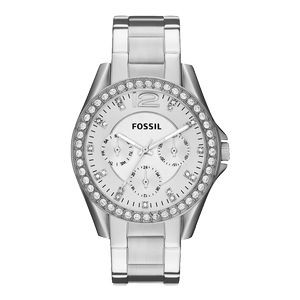 Fossil Riley Ladies Multifunction Stainless Steel Watch