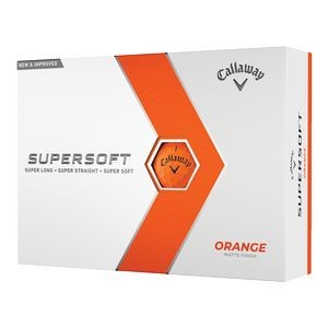 Callaway 2023 Supersoft Matte Golf Balls - Orange