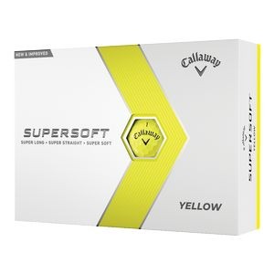 Callaway 2023 Supersoft Golf Balls - Yellow