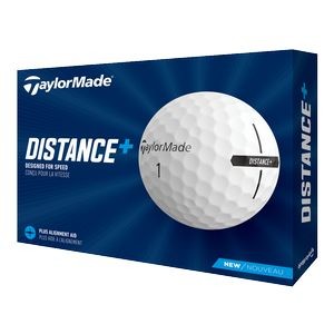 TaylorMade 2021 Distance+ Golf Balls - White